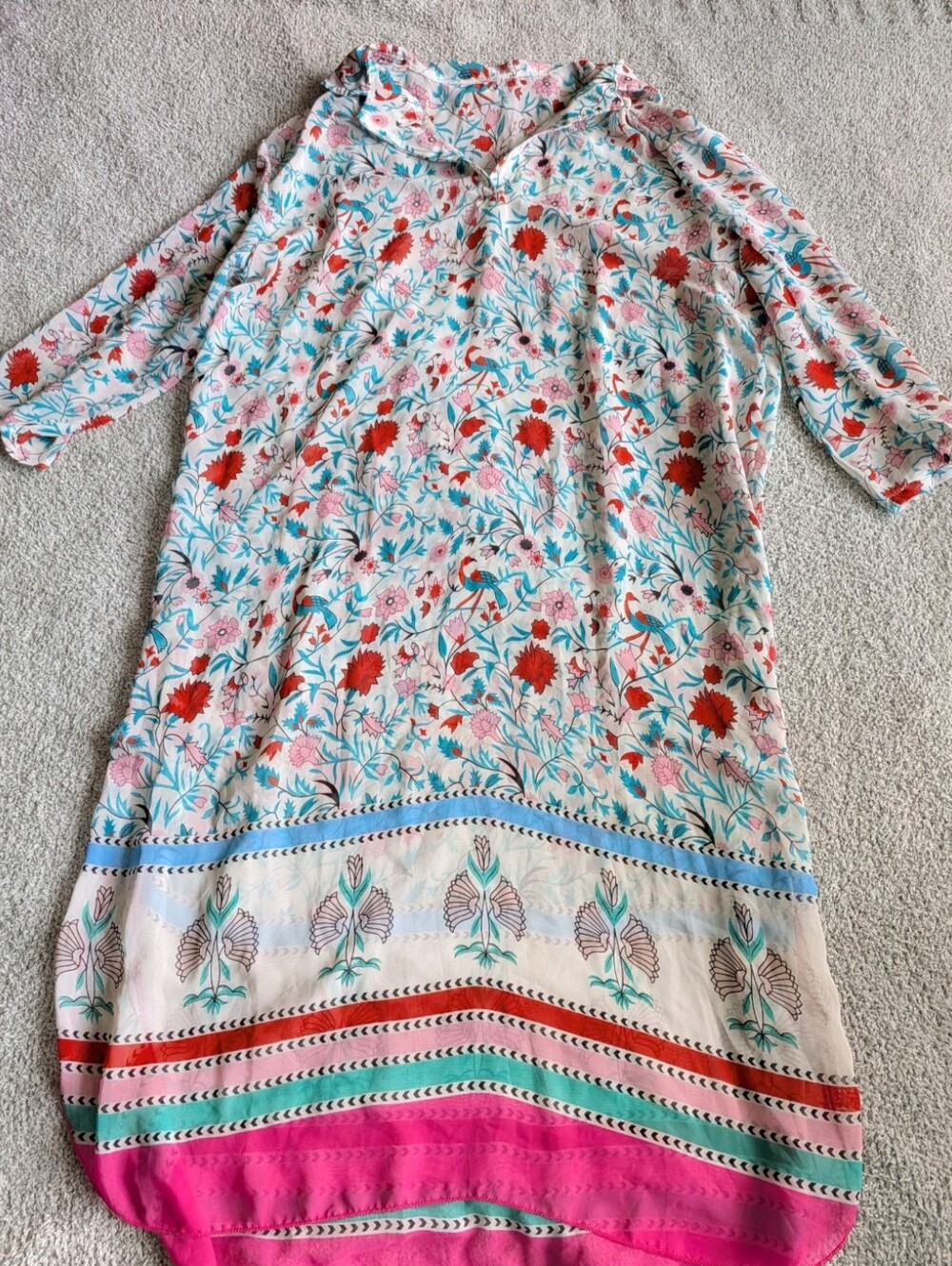 🌼B2G1🌼 Flamingo Print Swim Cover-up OS NWOT